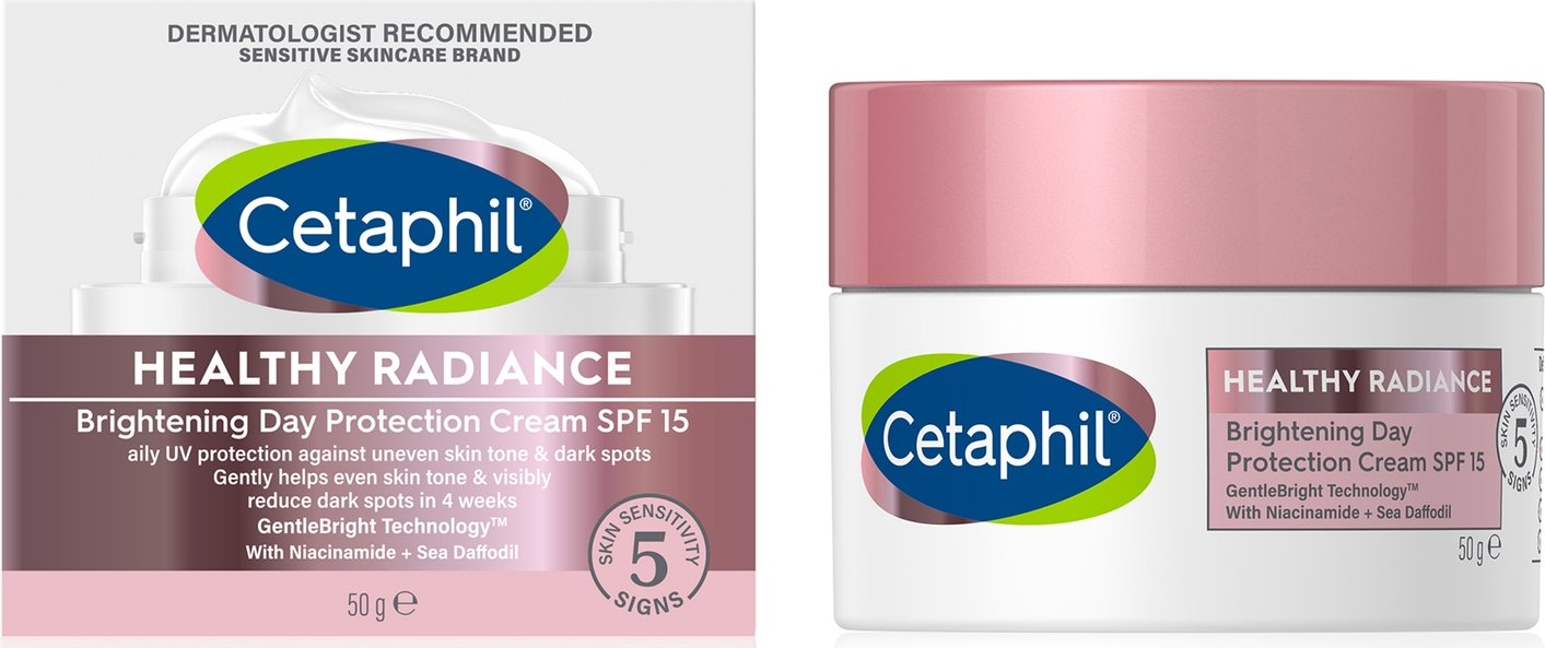 Cetaphil Healthy Radiance Tagescreme mit LSF 15 und Nicotinamid 50 g