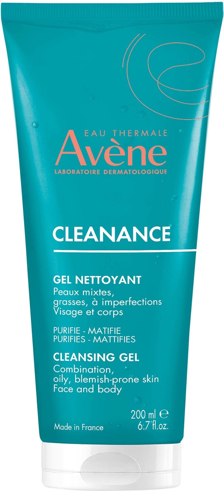 Avène Cleanance Cleansing Gel for Oily, Blemish-Prone Skin 200ml