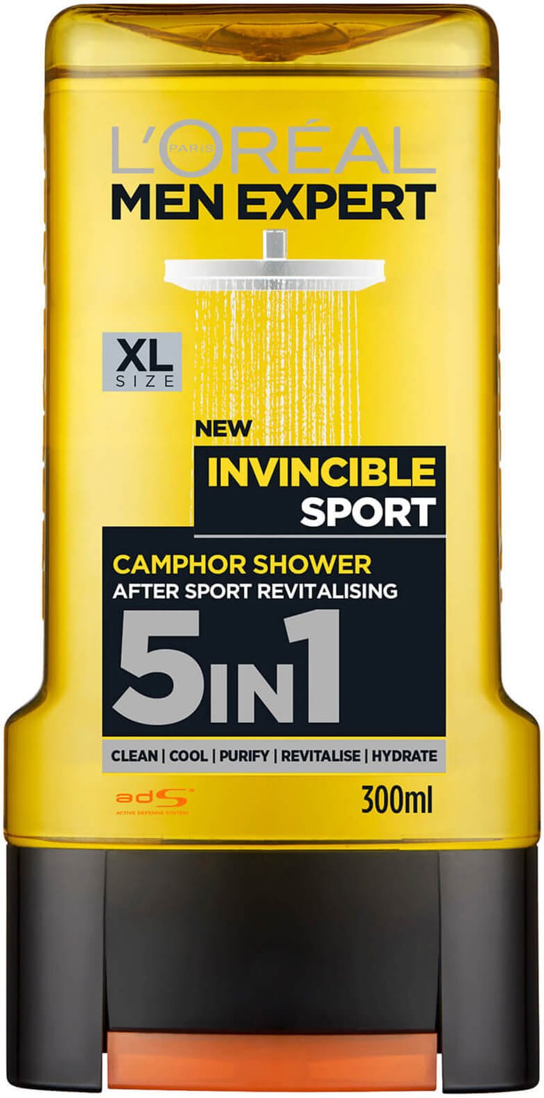 Thumbnail - L'Oréal Men Expert Invincible Sport 5-in-1 Duschgel 300 ml