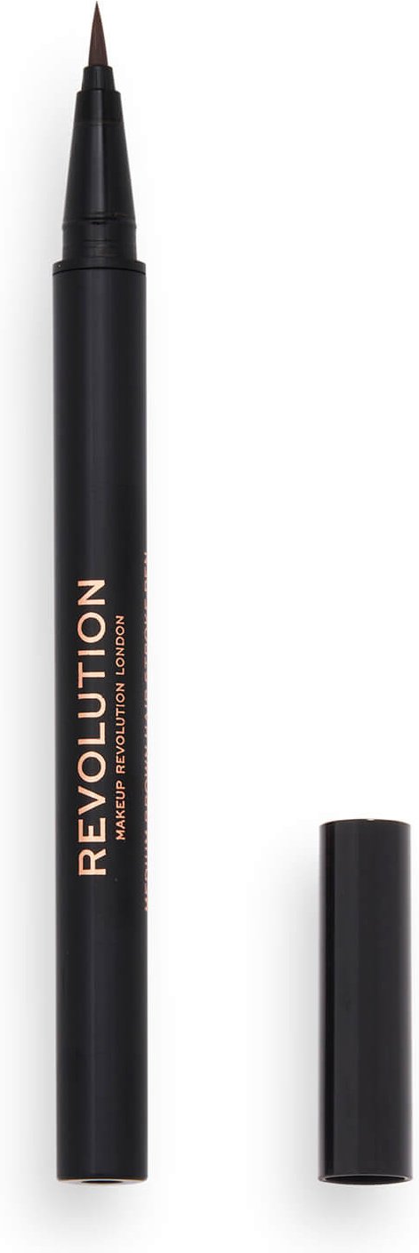 Makeup Revolution Hair Stroke Augenbrauenstift 0,5 ml (Verschiedene Farbtöne) - Medium Brown