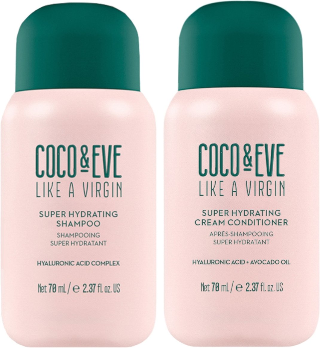 Coco & Eve Super Hydrating Shampoo and Conditioner Travel Bundle