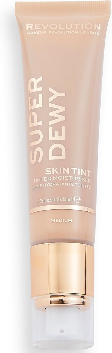 Makeup Revolution Superdewy Getönte Feuchtigkeitspflege (Verschiedene Farbtöne) - Medium