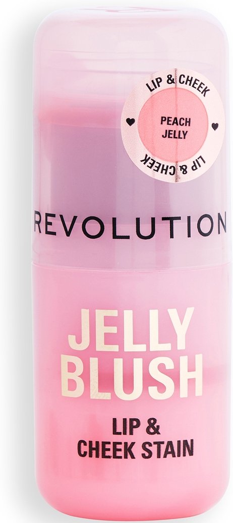 Makeup Revolution Jelly Blush Stick Lip and Cheek Stain 5.5g (Various Shades) - Peach Orange
