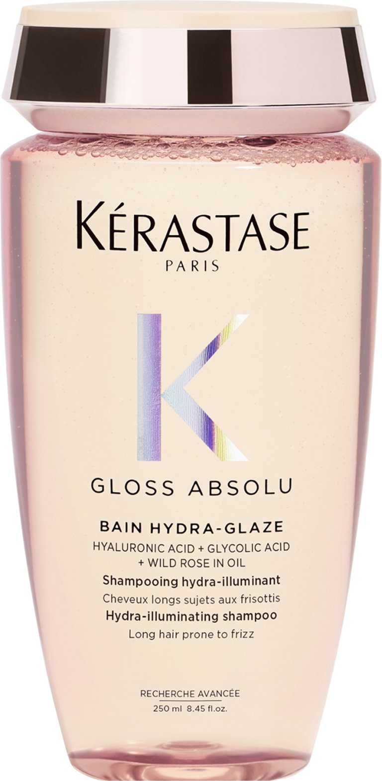 Kérastase Gloss Absolu Shampoo with Glycolic Acid, Hyaluronic Acid and Wild Rose in Oil 250ml