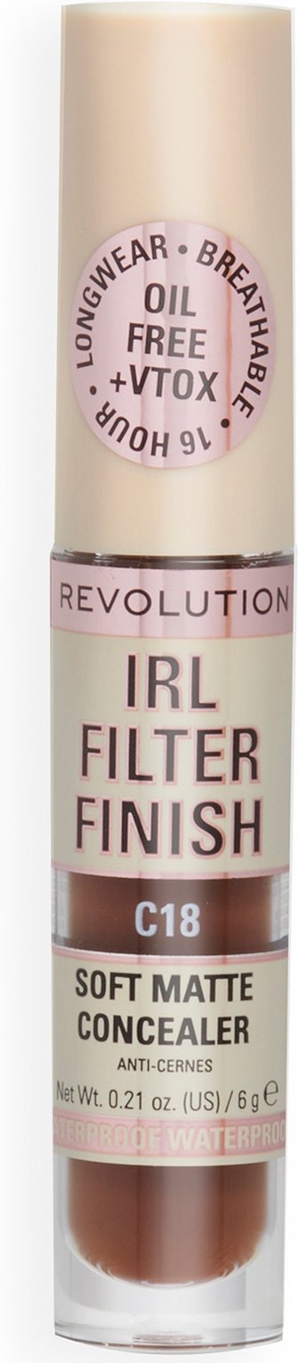 Makeup Revolution IRL Filter Finish Concealer 6 g (Verschiedene Farbtöne) - C18