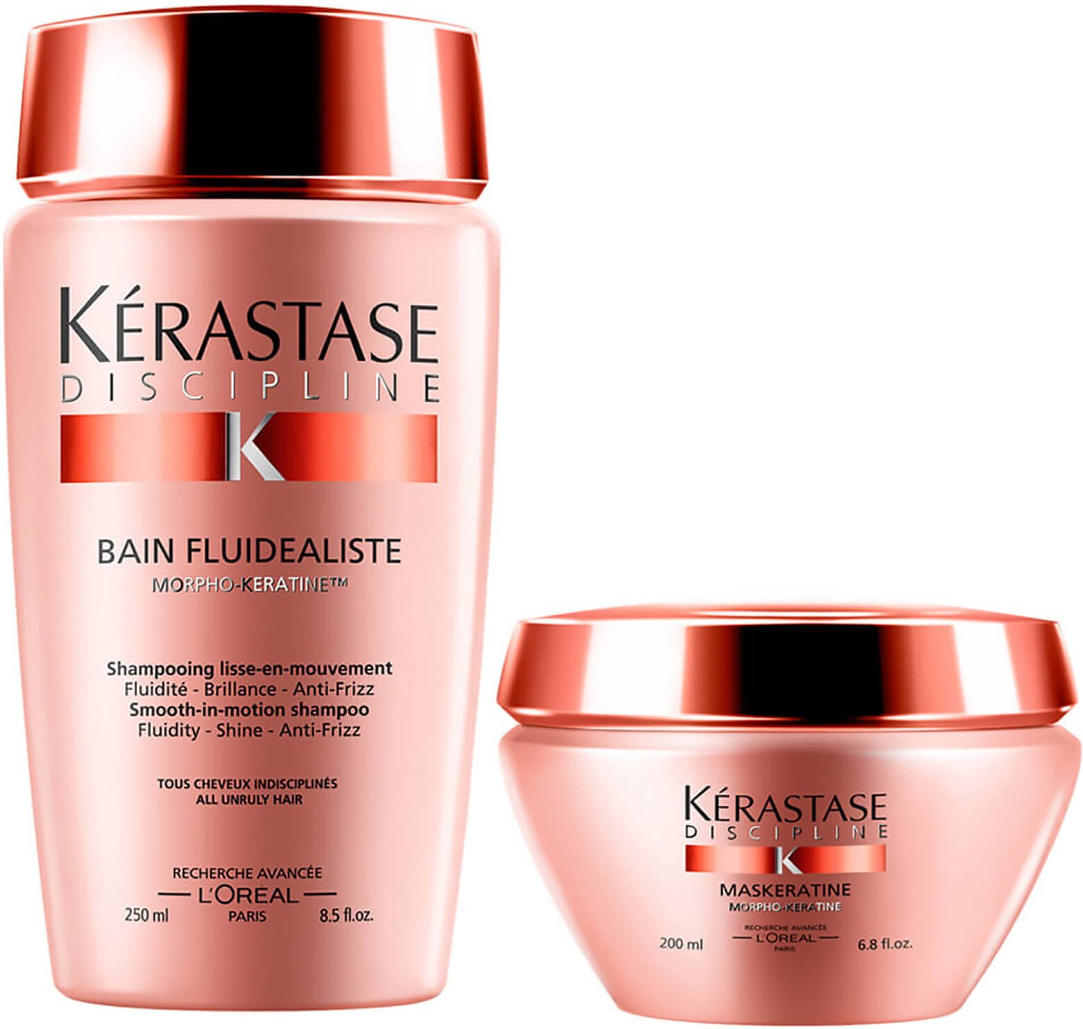 Kérastase Discipline Bain Fluidealiste (250ml) und Maskeratine (200ml)