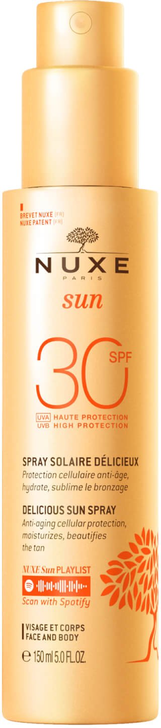 NUXE Delicious Sun Spray Hoher Schutz LSF 30 Gesicht und Körper, Nuxe Sun 150 ml