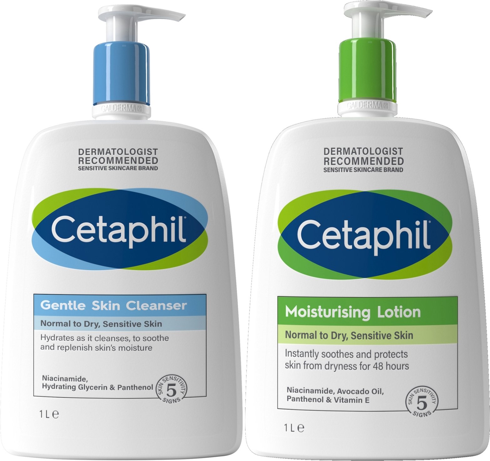 Cetaphil Healthy Supersize Best Sellers Duo for Face & Body