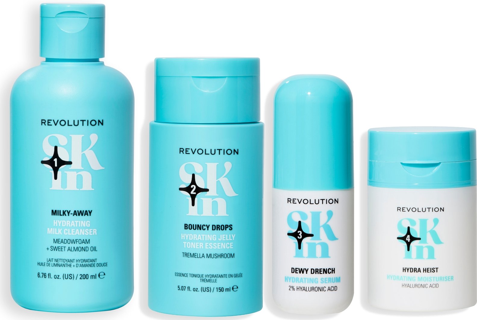 Revolution Skincare Happy Hydrate 4 Step Bundle