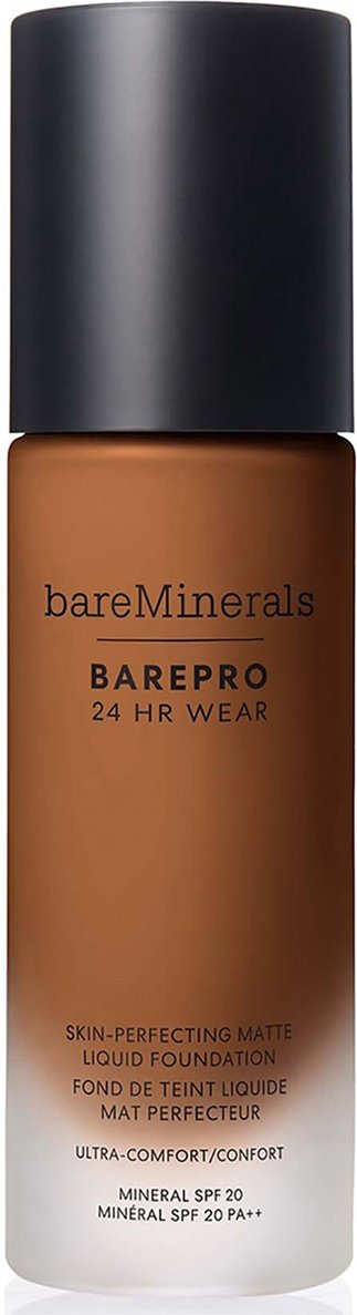bareMinerals Barepro 24Hr Matte Comfort Liquid Foundation Mineral Spf20 30ml (various shades) - Deep 55 Warm