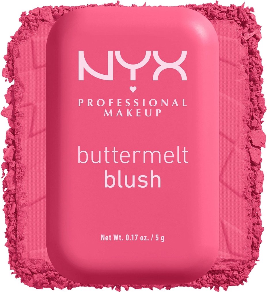 NYX Professional Makeup Buttermelt Powder Blush up to 12H Wear, Fade and Transfer Resistant (Various Shades) - Getting B...