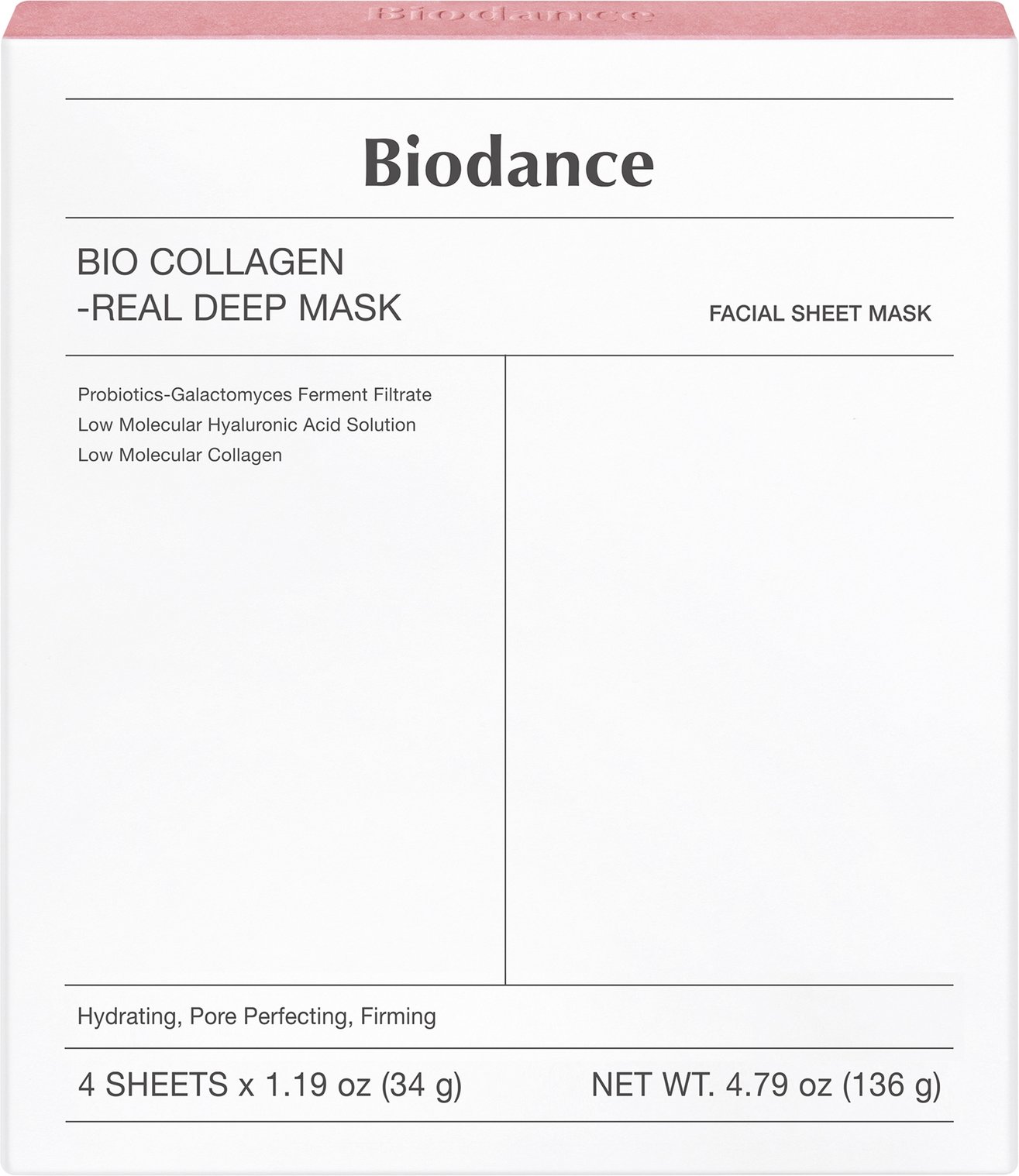 Biodance Bio Collagen-Real Deep Mask (4 Pack)