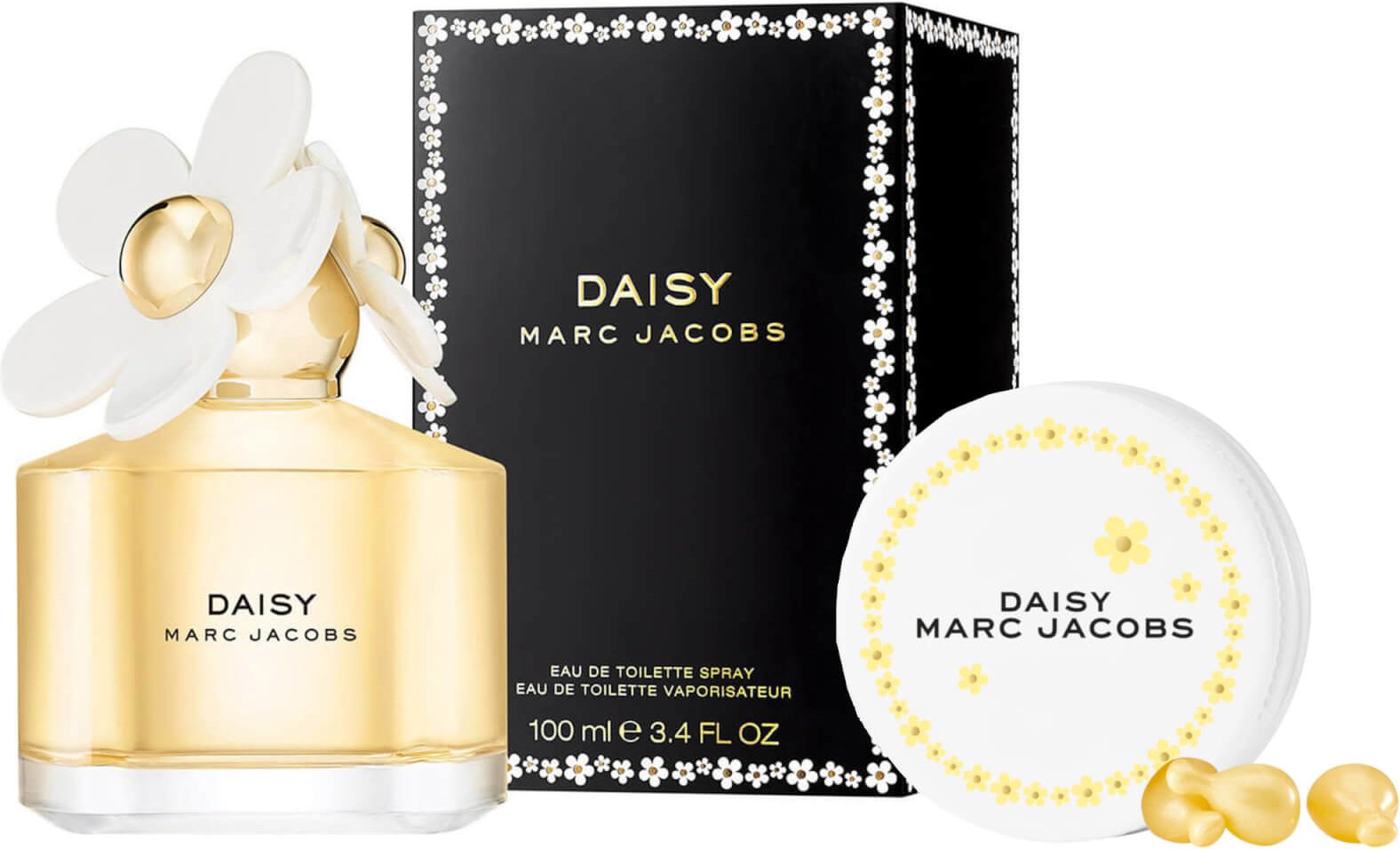 Marc Jacobs Daisy Eau de Toilette 100ml and Daisy Drops Exclusive Bundle