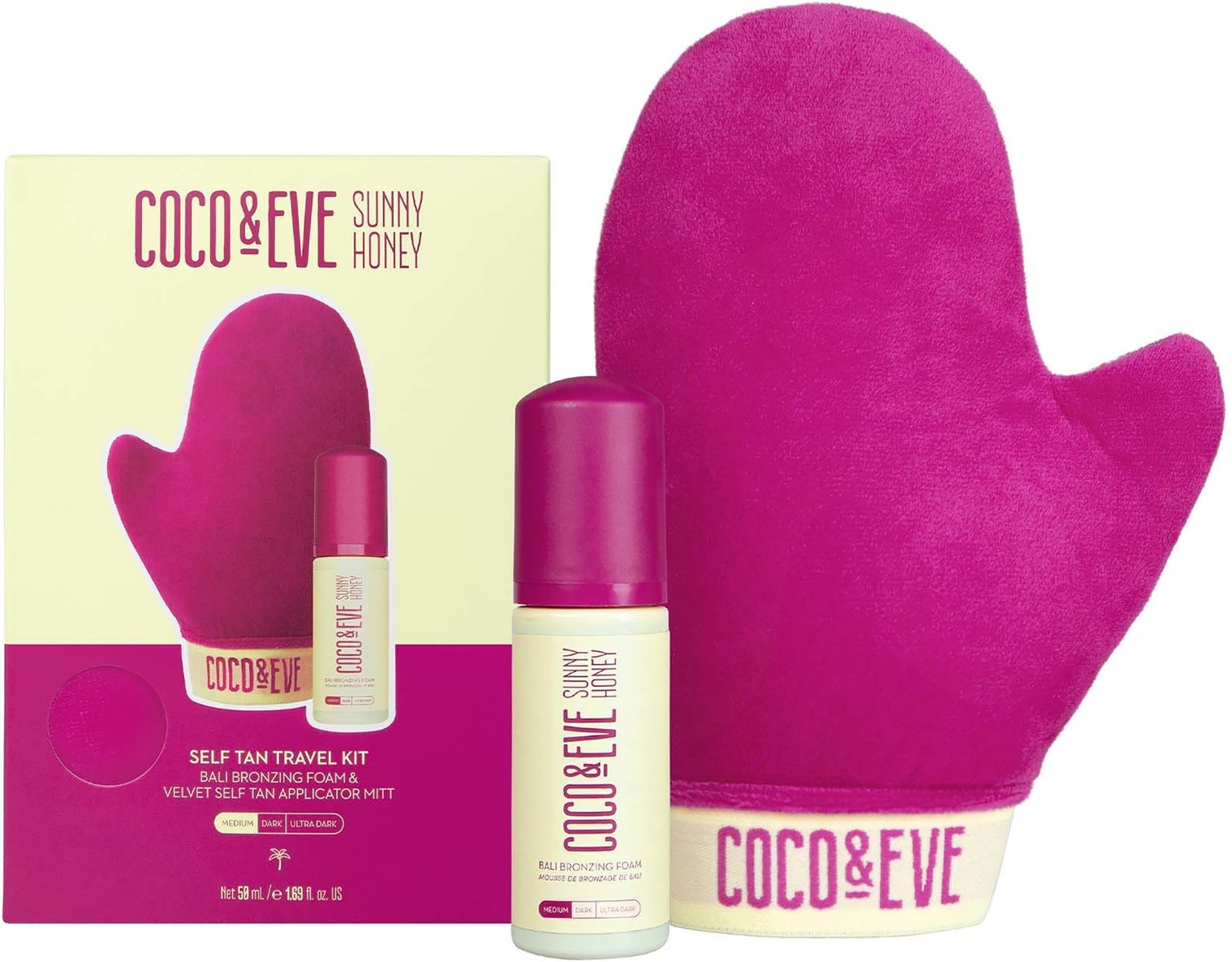 Coco & Eve Selbstbräunung Reiseset – Mittel