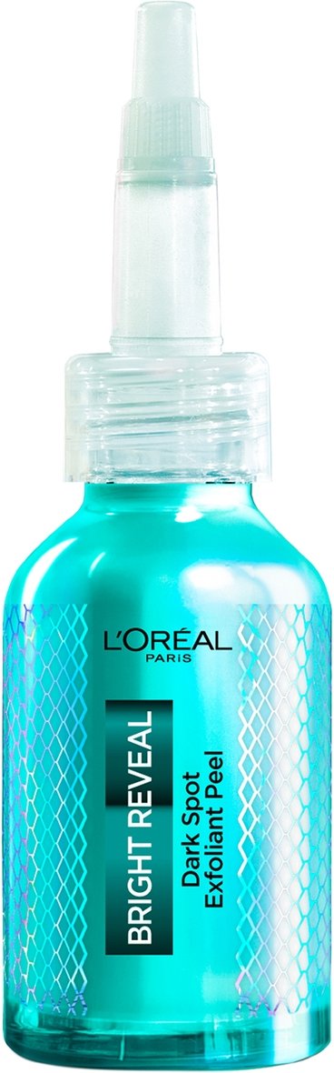 L'Oréal Paris Bright Reveal Dunkle-Flecken-Peeling für das Gesicht 25 % AHA + BHA + Polyhydroxyalkanoate und Nicotinamid...