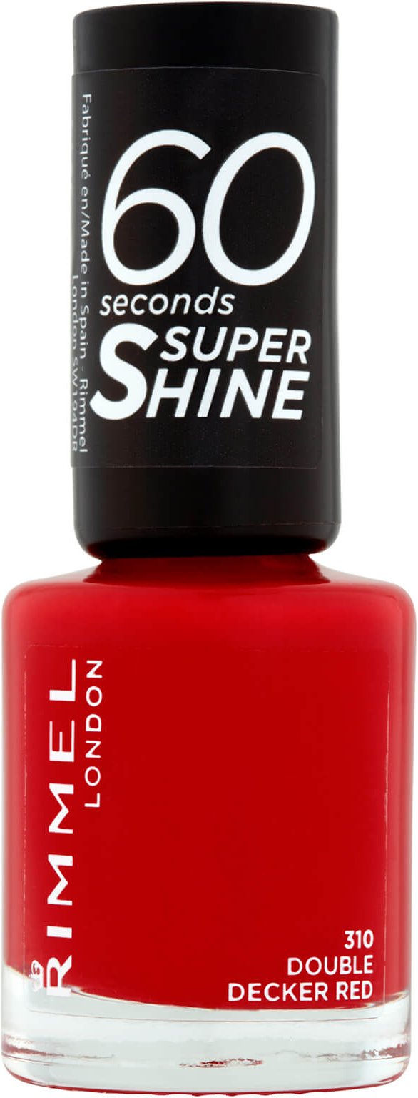 Thumbnail - Rimmel 60 Seconds Super Shine Nail Polish 8 ml (verschiedene Farbtöne) - Double Decker Red