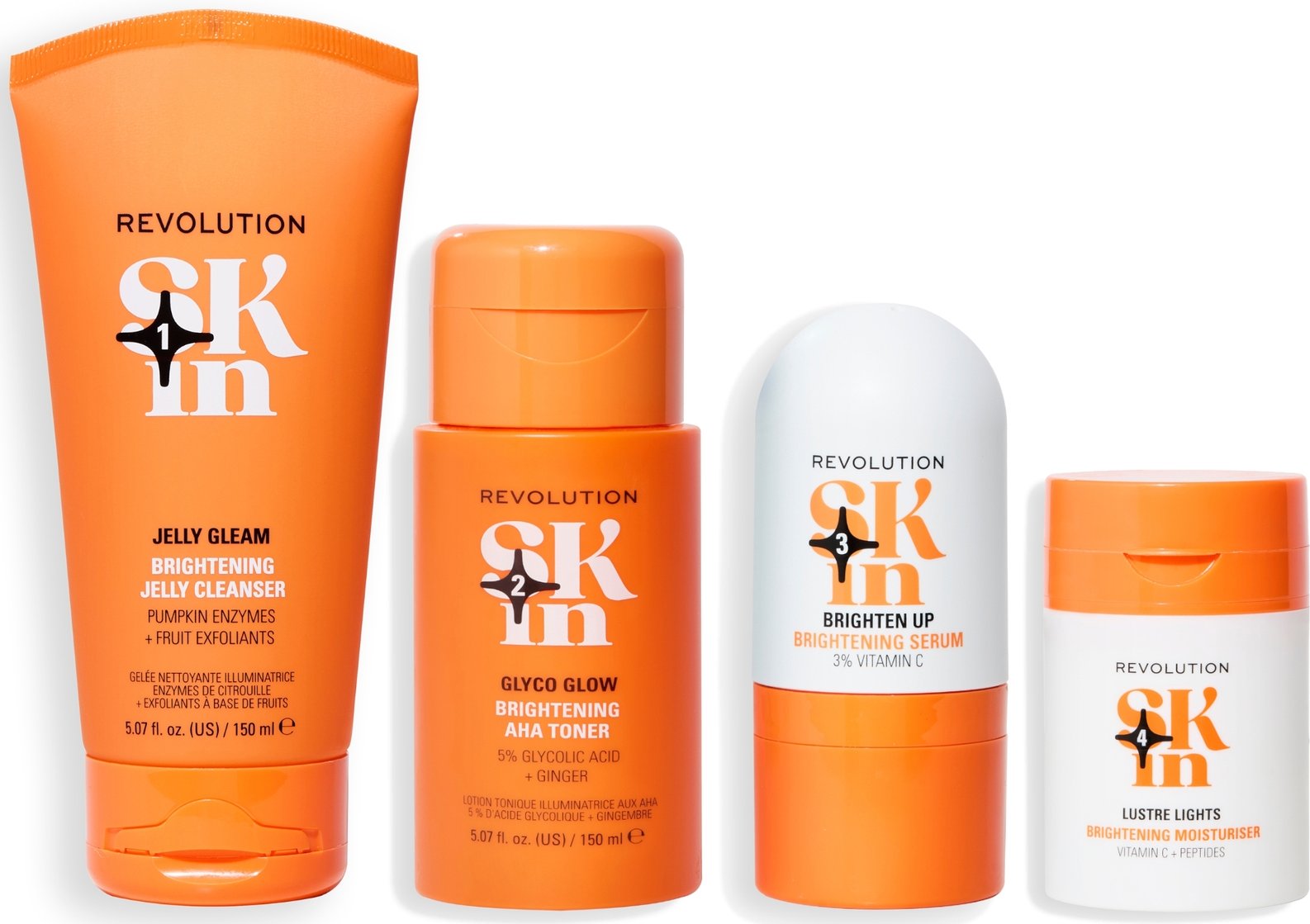 Revolution Skincare Be Bright 4 Step Bundle