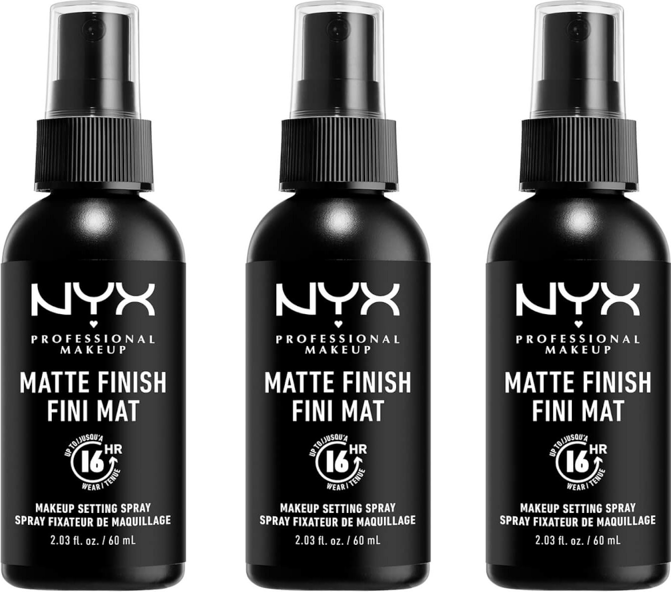 Thumbnail - NYX Professional Makeup Matte Setting Spray x 3