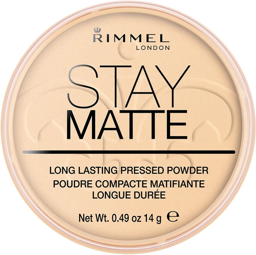 Rimmel Stay Matte Gepresstes Puder - Transparent