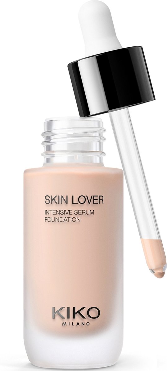 KIKO Milano Skin Lover Intensive Serum Foundation 28ml (Various Shades) - 1 Cool Rose