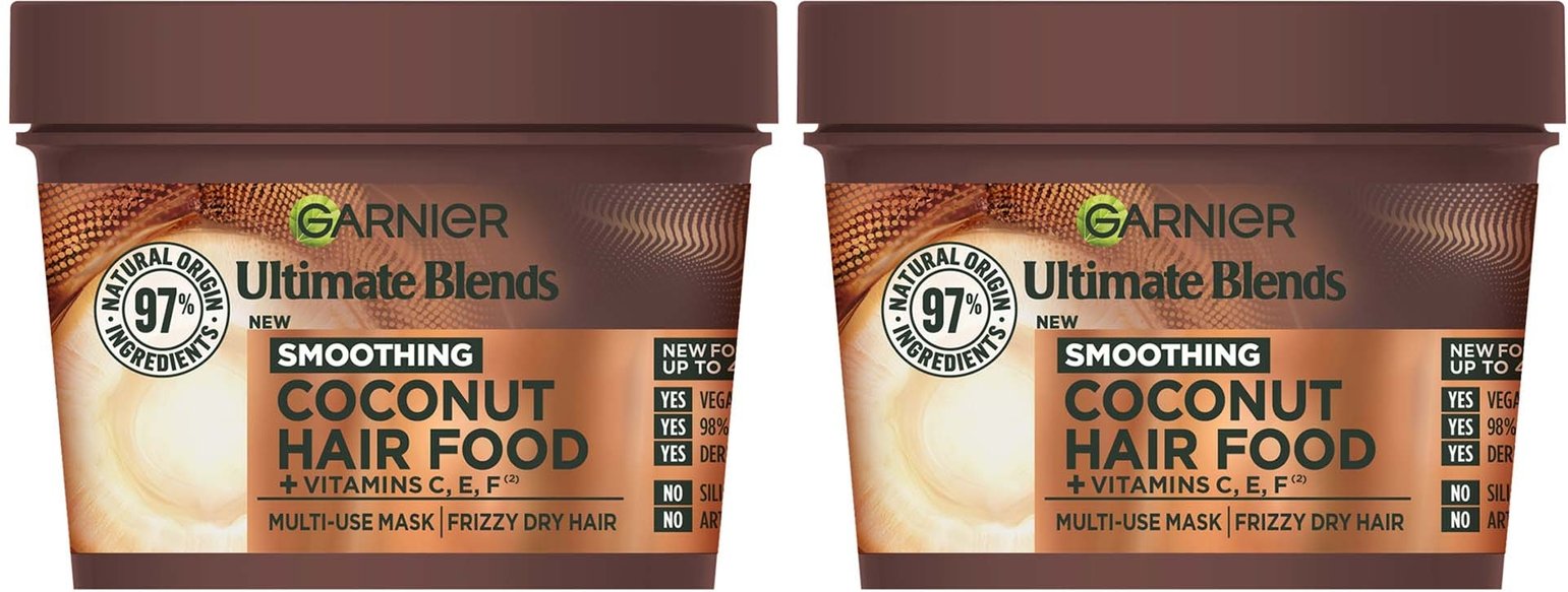 Garnier Ultimate Blends Coconut 3-in-1 Frizzy Hair Mask Duo