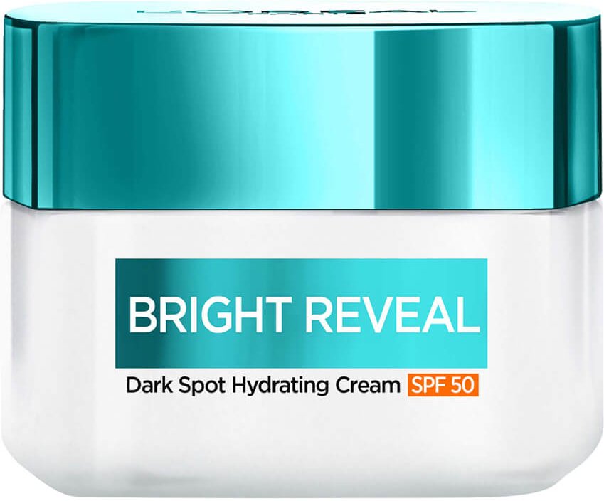 L'Oréal Paris Bright Reveal Dunkle Flecken Feuchtigkeitsspendende Creme LSF 50 mit Nicotinamid 50 ml