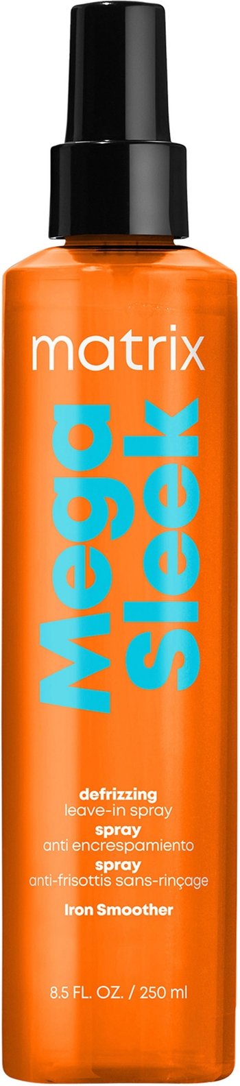 Matrix Total Results Mega Sleek Iron Smoother Hitzeschutz- und Frizzkontroll-Haarspray 250 ml