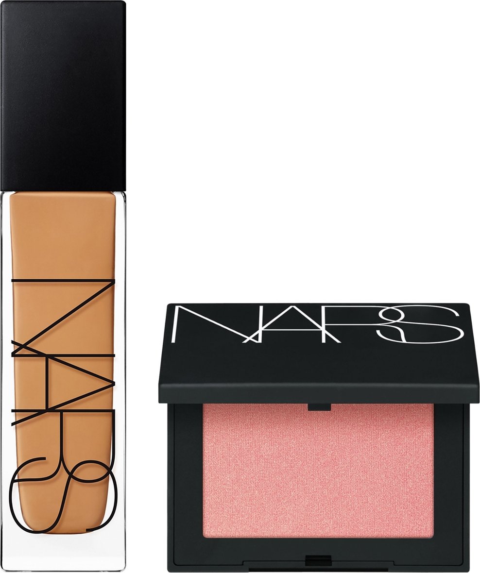 NARS Natural Longwear Foundation 30ml and NARS Blush Orgasm 4.8g Bundle (Various Shades) - Cadiz