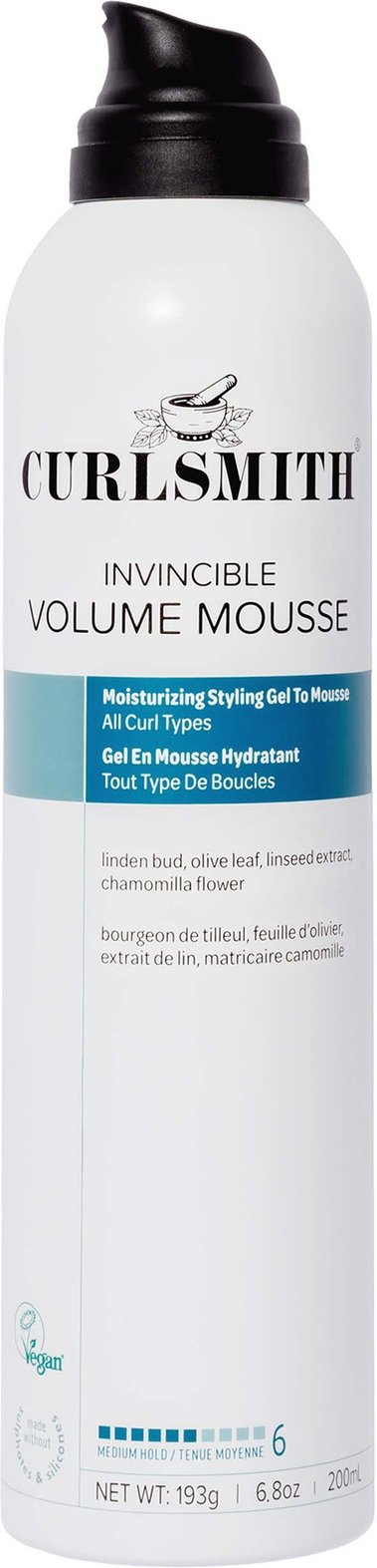 Curlsmith Invincible Volume Mousse 200ml