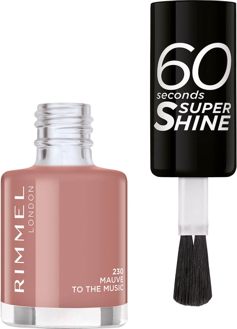 Rimmel 60 Seconds Nagellack 8 ml (Verschiedene Farbtöne) - Mauve to the Music