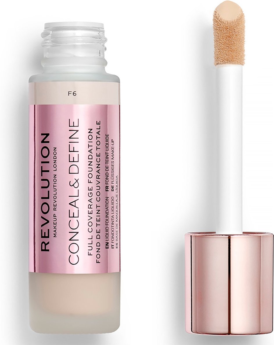 Makeup Revolution Conceal & Define Foundation (Verschiedene Farbtöne) - F6