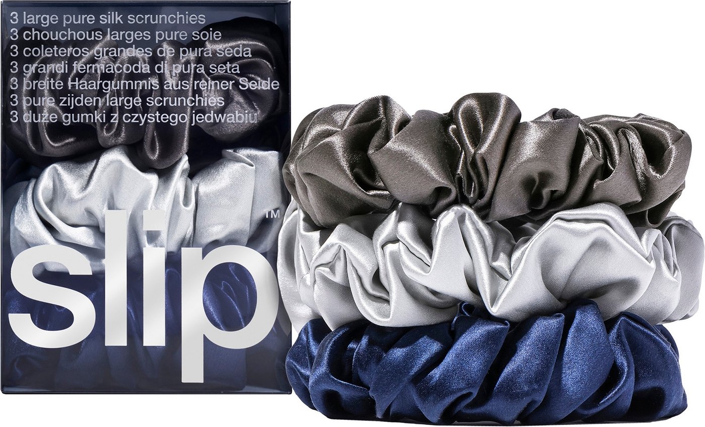 Slip Silk Large Scrunchies (Various Colours) - Midnight