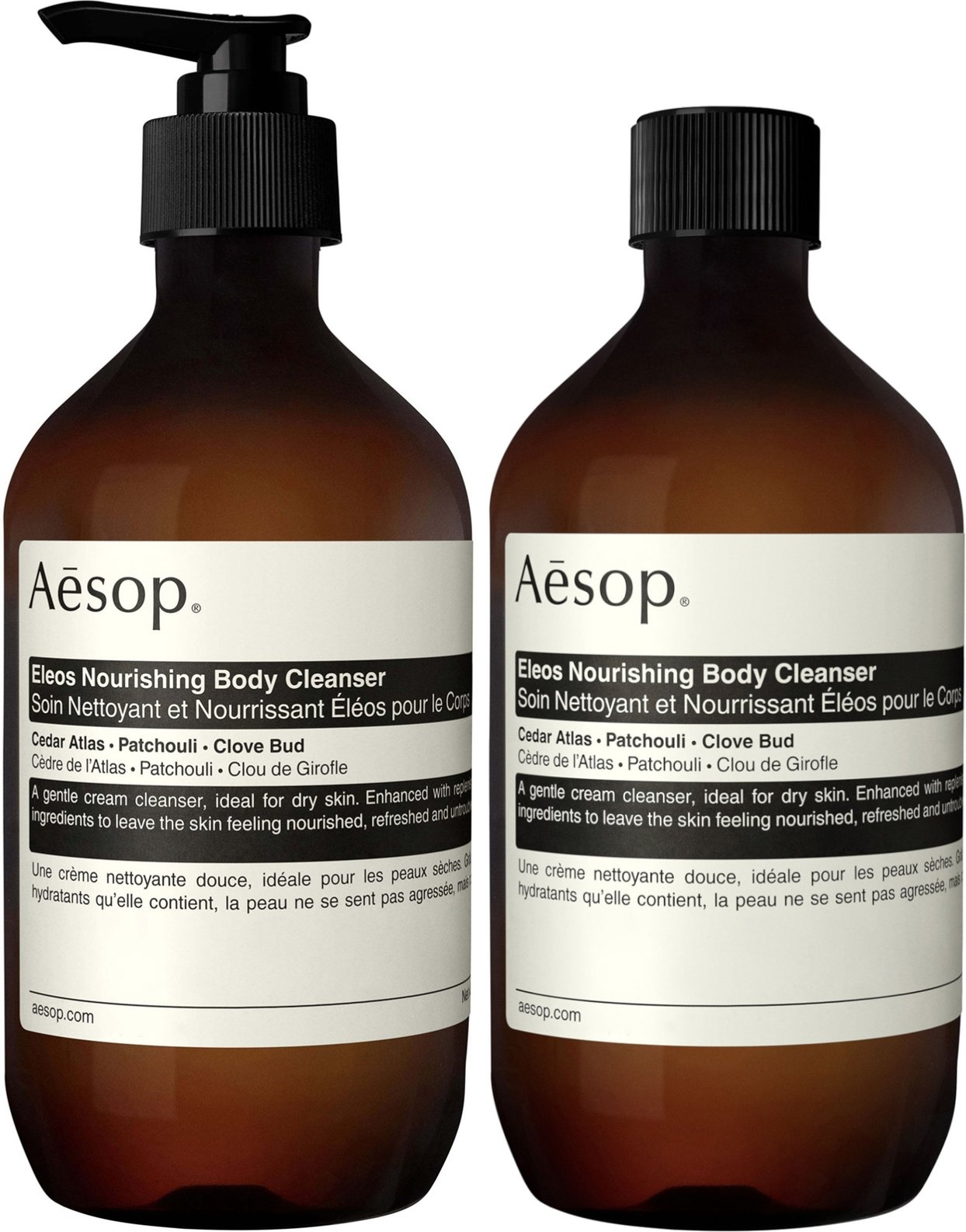 Eleos Nourishing Body Cleanser & Refill Duo