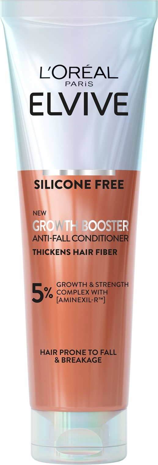 L'Oreal Paris Elvive Growth Booster Conditioner, Anti Hair Loss and Hair Thickening, 150ml