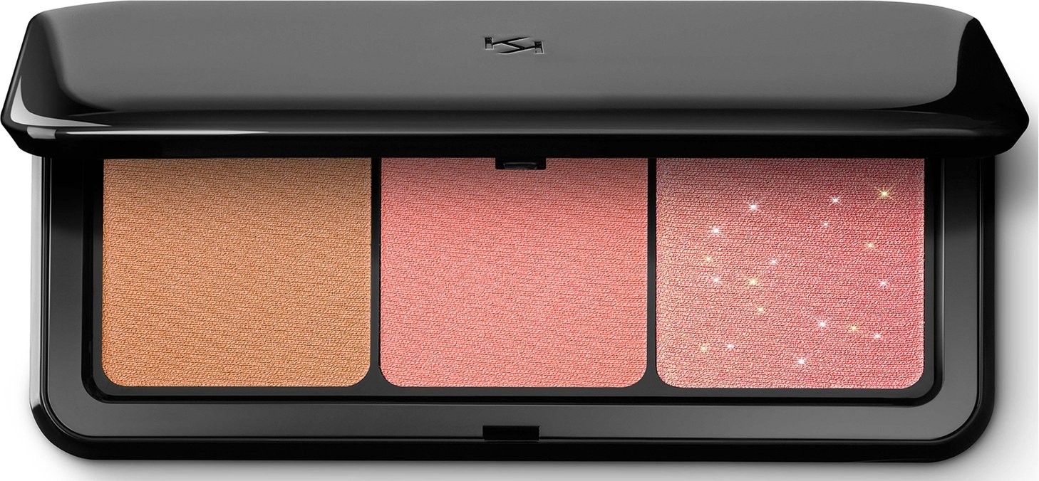 KIKO Milano Multi Finish Trio Rouge- und Konturen-Palette 7 g (Verschiedene Farbtöne) - 01 Coral