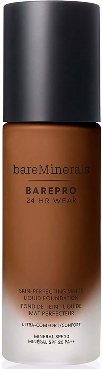 bareMinerals Barepro 24Hr Matte Comfort Liquid Foundation Mineral Spf20 30ml (various shades) - Deep 57 Neutral