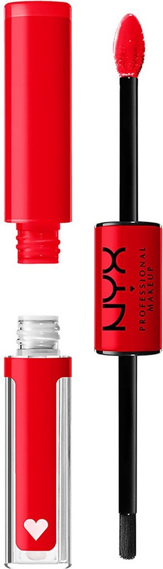 NYX Professional Makeup Shine Loud High Shine Lipgloss 8 ml (Verschiedene Farbtöne) - Rebel in Red