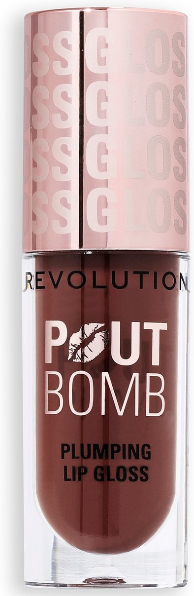 Makeup Revolution Pout Bomb Plumping Gloss Jelly 4.5ml (Various Shades) - Espresso Cool Nude