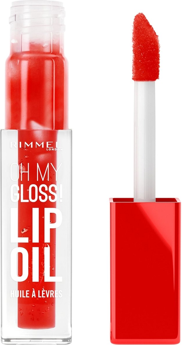 Rimmel Oh My Gloss! Lippenöl 6ml (Verschiedene Farbtöne) - Vivid Red