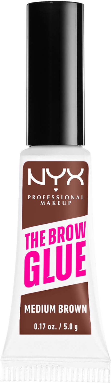 NYX Professional Makeup The Brow Glue Instant Styler 5 g (Verschiedene Farbtöne) - Medium Brown