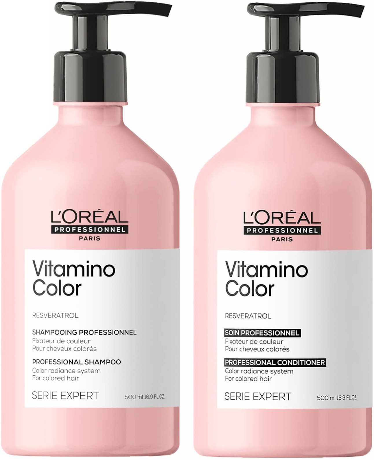 L'Oréal Professionnel Serie Expert Vitamino Color Shampoo & Conditioner Duo For Colour Treated Hair 500ml