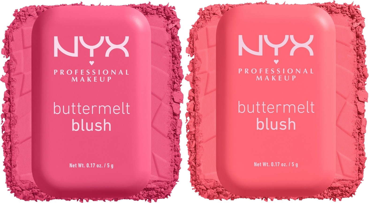 NYX Professional Makeup Buttermelt Powder Blush up to 12H Wear Blush Bundle (Various Shades) - U Know Butta