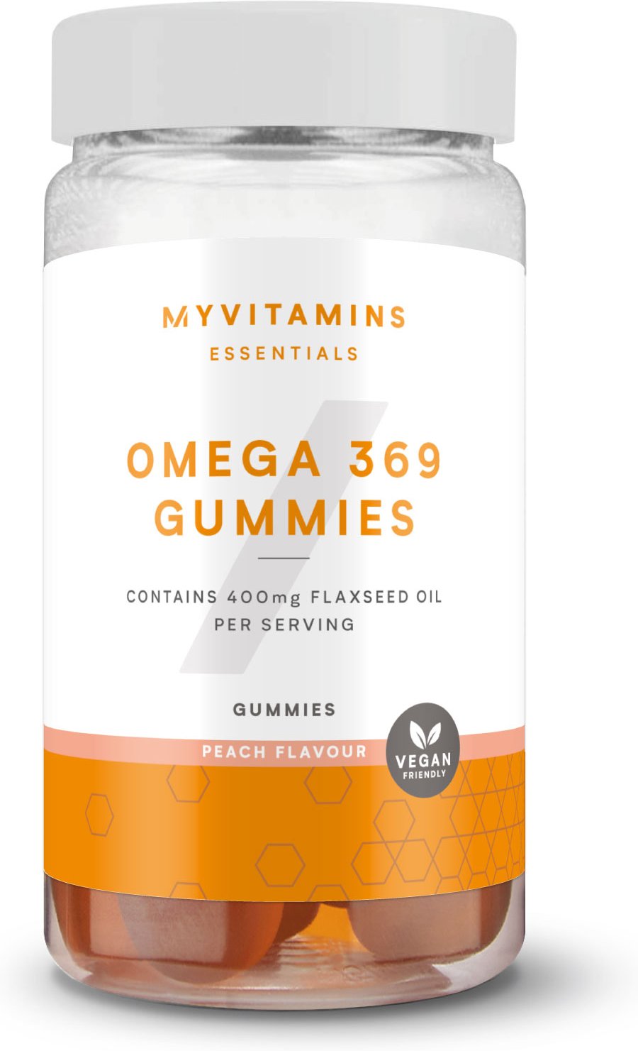 Myvitamins Omega 3,6,9 Gummies - 60Gummibärchen - Pfirsich