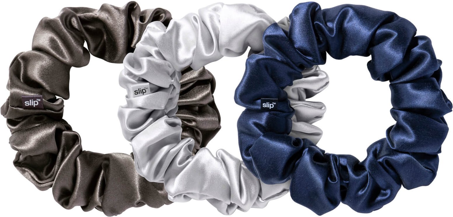 Slip Silk Large Scrunchies - Midnight (Pack of 3)