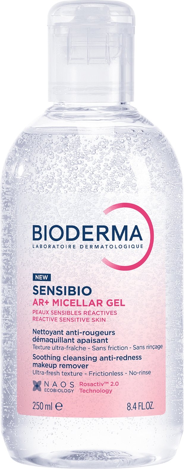 Bioderma Sensibio Micellar Gel Soothing Cleansing Anti-Redness Makeup Remover 250ml