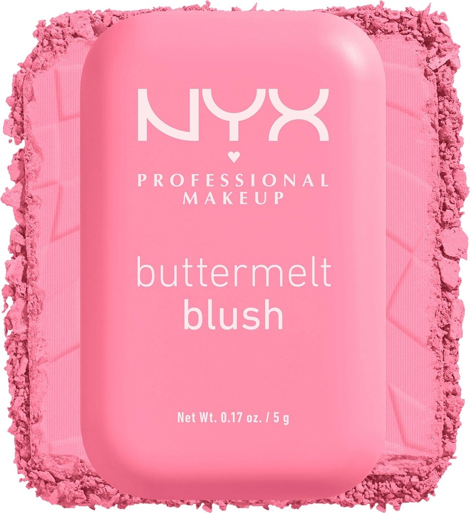 NYX Professional Makeup Buttermelt Powder Blush up to 12H Wear, Fade and Transfer Resistant (Various Shades) - Butta Tog...