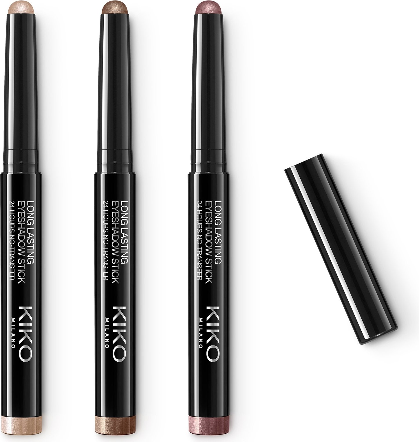 KIKO Milano Exclusive Long Lasting Eyeshadow Stick Trio - Warm Neutrals