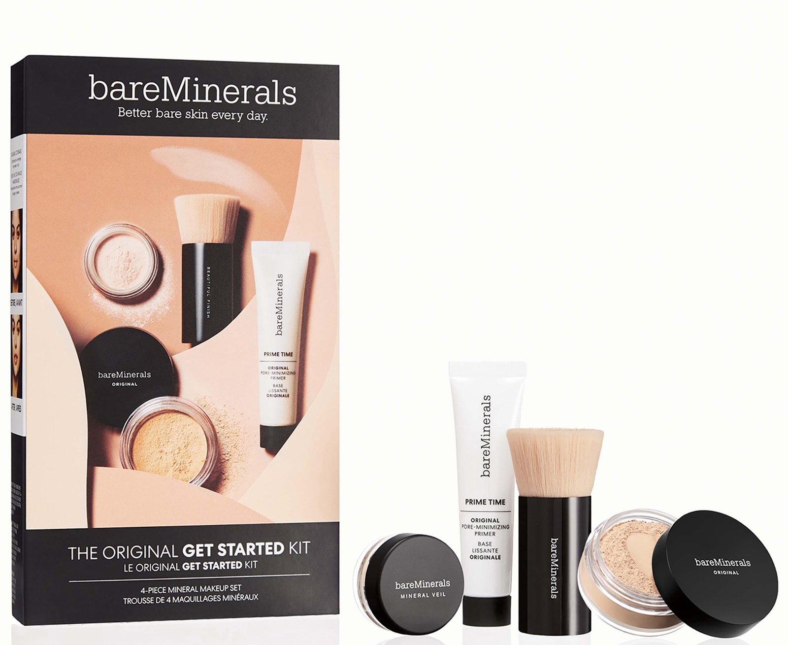 bareMinerals The Original Get Started Kit 4-teiliges Mineral-Make-up-Set (Verschiedene Farbtöne) - Medium Beige