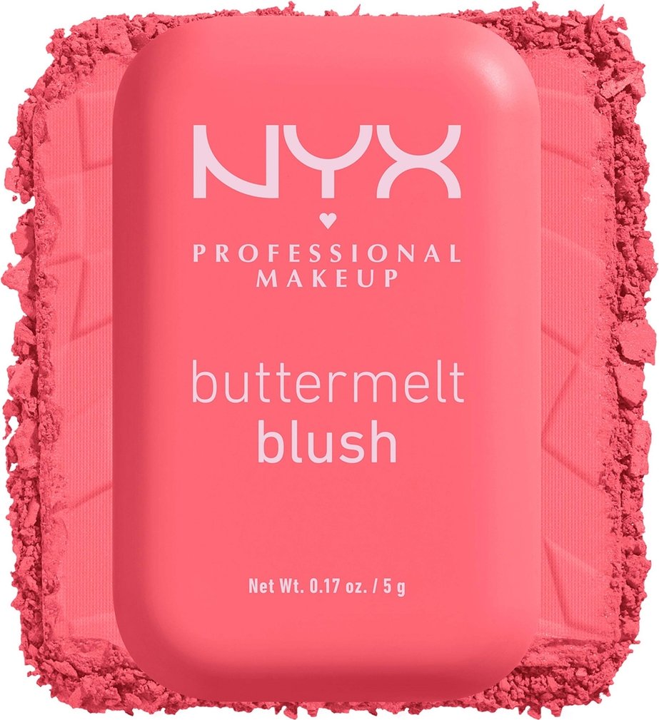 NYX Professional Makeup Buttermelt Powder Blush up to 12H Wear, Fade and Transfer Resistant (Various Shades) - U Know Bu...