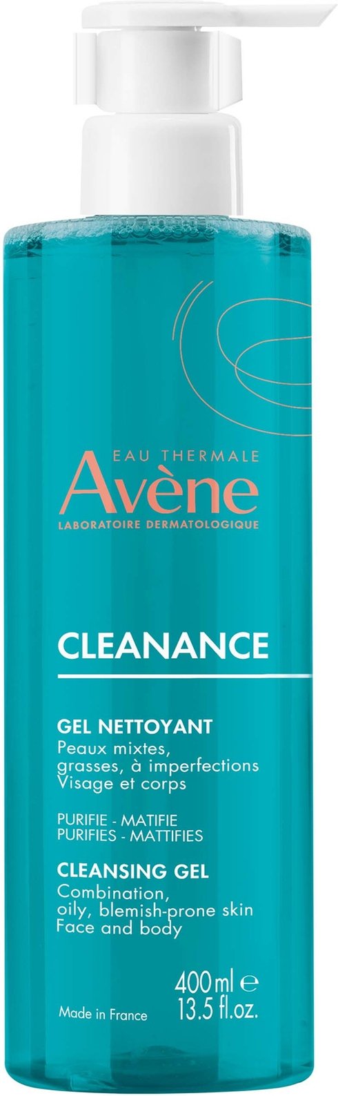 Avène Cleanance Cleansing Gel For Oily, Blemish Prone Skin 400ml